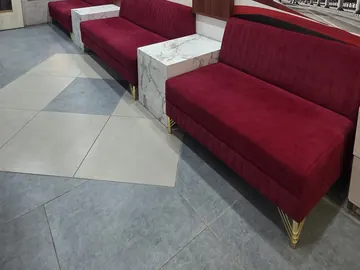 Reception seating at Unisoft Technologies, Nagpur